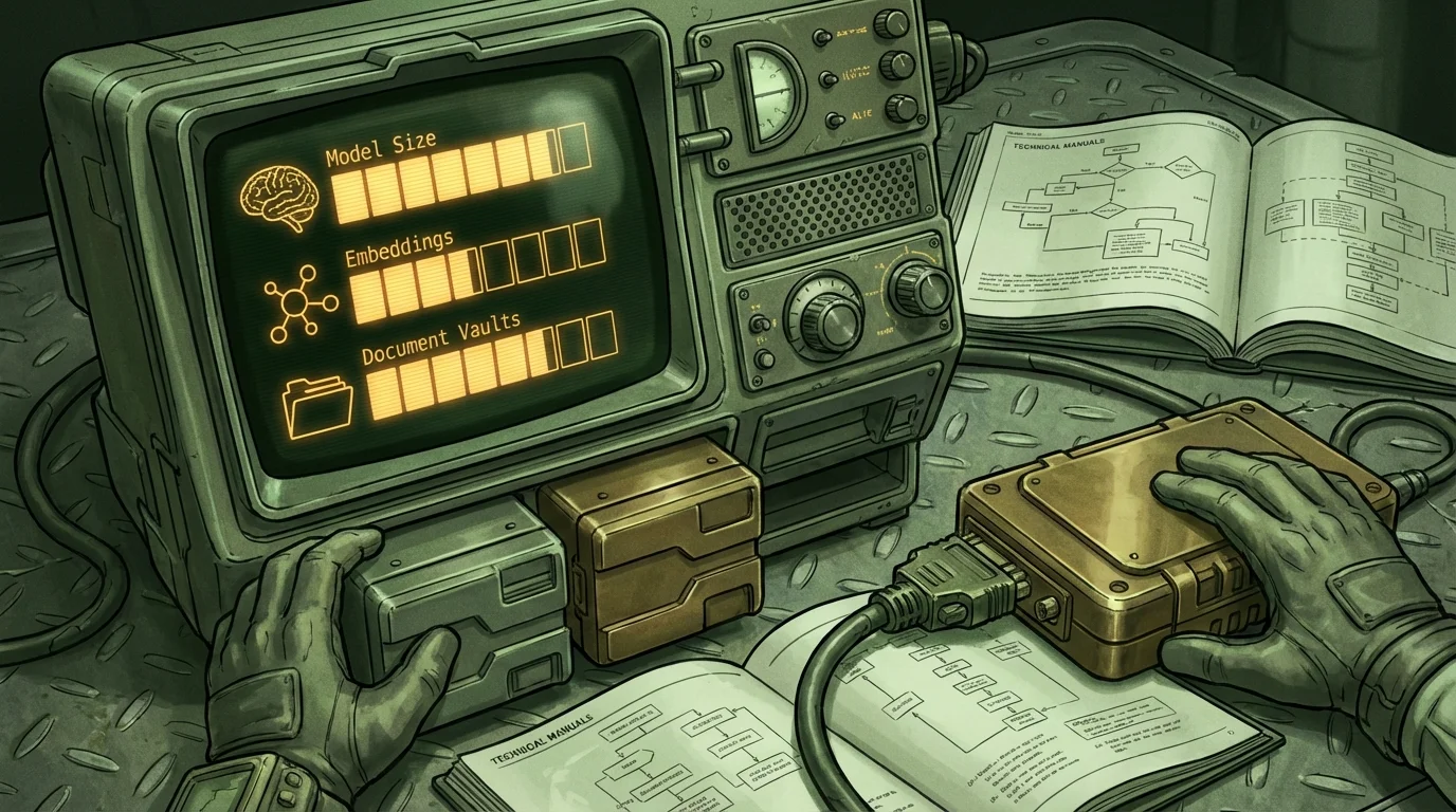 How much storage does offline AI need? detail scene 1
